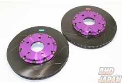Biot Two Piece Front Brake Rotor Set Purple Bell Housing - JZA80
