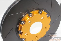 Biot Two Piece Front Brake Rotors Gold Bell Housing - JZA80