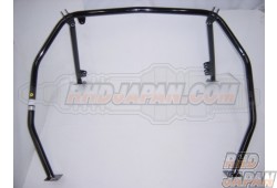 CUSCO Safety 21 Roll Cage 4 Point Front Section Around + Side Bar Black - MR-S