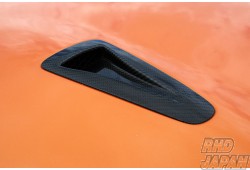Zele Performance Carbon NACA Bonnet Duct Set Plain Weave R35