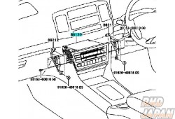 Toyota OEM Radio Receiver Assembly 2A410 JZX110