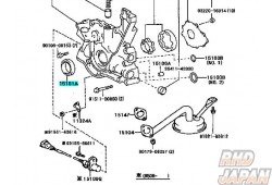 Toyota OEM Crankshaft Seal 46001 JZA80