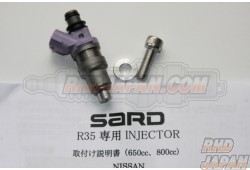 Sard Fuel Injector Set - 800cc Nissan GT-R R35
