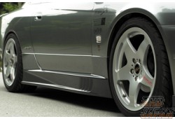 Abflug Side Skirt Type-mv C/FRP Hybrid Nissan Silvia S15