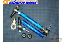 Unlimited Works Rear Adjustable Toe Control Rod - Hard Lancer Evolution IV ~ X