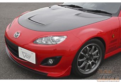 Garage Vary Front Lip Spoiler - FRP Carbon Mazda Roadster NCEC Kouki