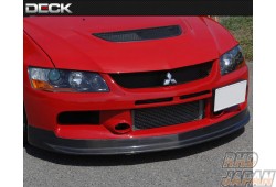 DECK MECHANICAL POWER Front Lip Spoiler Carbon - CT9A Evo IX