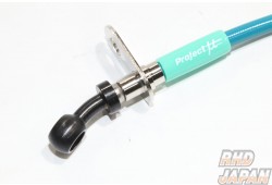 Project Mu Teflon Brake Line Steel Fittings Green - UCF30 UCF31