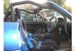 Saito Rollcage 6 Point Steel Roll Cage - NA NB Roadster