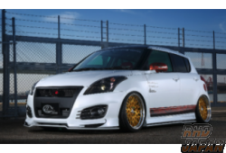 Kuhl Racing Full Aero Kit 4Pc 32R-SS Strong Grade Primer Finish Matt Black Emblem Grey Base Plate - Swift Sport ZC32S