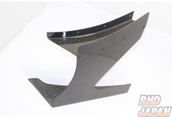 Varis ASSO Version Front Bumper Hyper Canard Set Carbon Fiber - CP9A