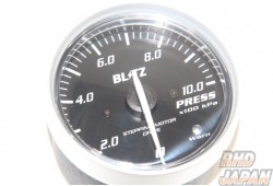 Blitz Racing Meter SD Red 60mm Pressure Gauge