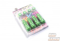 326 Power Oretachi Duralumin Lug Nuts - Medium M12 X 1.25 Green
