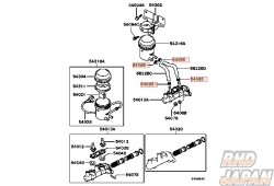 Mitsubishi OEM Clutch Master Cylinder Clip - MB058362