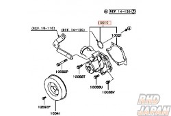 Mitsubishi OEM Water Pump Kit - Lancer Evolution CT9A CT9W