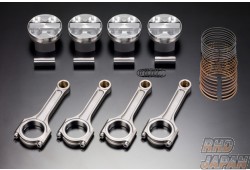Toda Racing High Compression Forged Piston & I Con Rod Kit 87.00x99mm - EP3 CL7 FD2 DC5