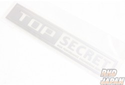 Top Secret Sticker Small - Silver