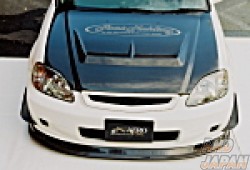 First Molding Flugel Plate Front Lip Spoiler - EK9 Kouki