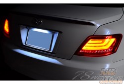 78 Works Fiber Full LED Tail Set Ver2 Red Clear- Mark X GRX120 GRX125 GRX121