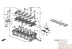 Honda OEM Rocker Shaft - K20A K24A