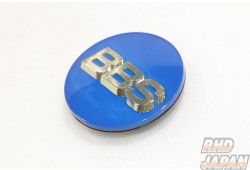 BBS Japan Wheel Center Cap Emblem - Blue 70mm Without Ring