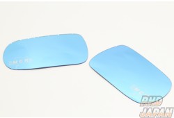MCR Matchless Crowd Racing Blue Wide Mirror Set - BNR32 R32