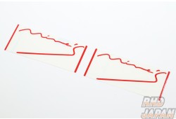 Mine's Sticker D Type Red - Small