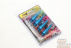 326 Power Duralumin Lug Nut Drilled Caps Set - Large Skyblue