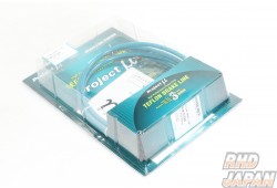 Project Mu Teflon Brake Line Steel Fittings Green - Lancer Evolution X CZ4A