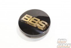 BBS Japan Wheel Center Cap Emblem - Black 76.6mm with Ring