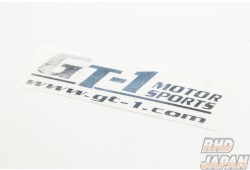 GT-1 Motorsports Cut Lettering Sticker Mirror