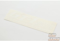 GT-1 Motorsports Cut Lettering Sticker White