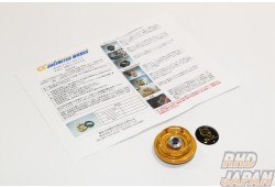 Unlimited Works Oil Filler Cap Berutan Logo Plate - Mitsubishi One-Touch