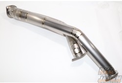 Midori Seibi Center Titanium Front Pipe 90mm - BNR32