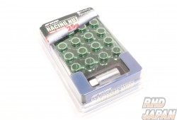 Work Wheels Japan Light Weight Racing Lug Nuts Set M12x1.5 - Green