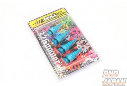 326 Power Duralumin Lug Nut Drilled Caps Set - Medium Skyblue