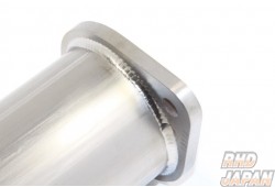 Midori Seibi Center Titanium Straight Test Pipe with A/F Sensor Fitting 90mm - BNR32