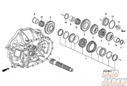 Honda OEM 1-2 Synchro Sleeve Set - K20A