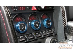 AVEST Air Condition Dial Ring Auto A/C Blue - BRZ ZC6 86 ZN6