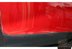 Top Secret Side Door Panel for Wide Fender Carbon Fiber - GT-R R35
