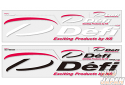 Defi Cutting Sticker Set - Black Large