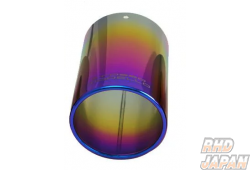 Rosso Modello Ti-C Option Parts Titanium Tail 93mm D X 90mm L Sunset Blue