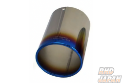 Rosso Modello Ti-C Option Parts Titanium Tail 93mm D X 90mm L Blue