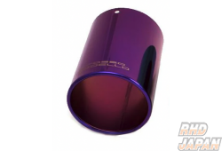 Rosso Modello Ti-C Option Parts Titanium Tail 93mm D X 90mm L Blueberry Purple