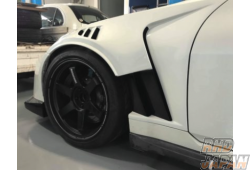 Car Shop GLOW N-ONE Racing Sundome Fender Dry Carbon Fiber - Fairlady Z Z33