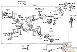 Toyota OEM Rear Differential Carrier Retainer O-Ring - JZA80 Supra