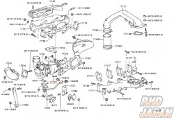 Toyota OEM Turbo Outlet Elbow Stud Bolt - KZJ71G