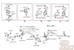 Toyota OEM Muffler Bushing Nut - KZJ71G