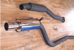 Spirit Garage Exhaust Muffler Half-Stainless Straight 80mm - S30Z S31Z