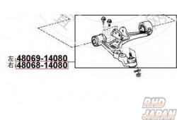 Toyota OEM Front RH Suspension Lower Arm Assembly - JZA80